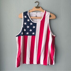 🪲3/$12🪲 Rowdy Gentlemen | American Flag Print Tank Top